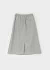 Blangt Wrap Nylon Long Skirt