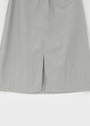 Blangt Wrap Nylon Long Skirt