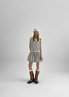 Cuping Layered Double Eyelet Belt