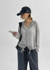 Millet Knit Hooded Cardigan