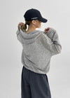 Millet Knit Hooded Cardigan