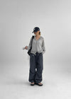 Millet Knit Hooded Cardigan