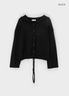 Millet Knit Hooded Cardigan