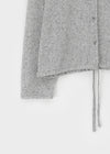 Millet Knit Hooded Cardigan