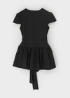 Benso Flare Ribbon Mini Dress