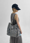 Birdhole Stripe Shoulder Bag