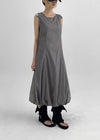 Polce Balloon Sleeveless Long Dress