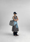 Polce Balloon Sleeveless Long Dress