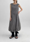 Polce Balloon Sleeveless Long Dress