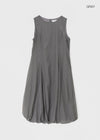 Polce Balloon Sleeveless Long Dress