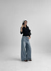 Holbwin Summer Wide Denim Pants