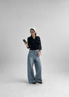 Holbwin Summer Wide Denim Pants