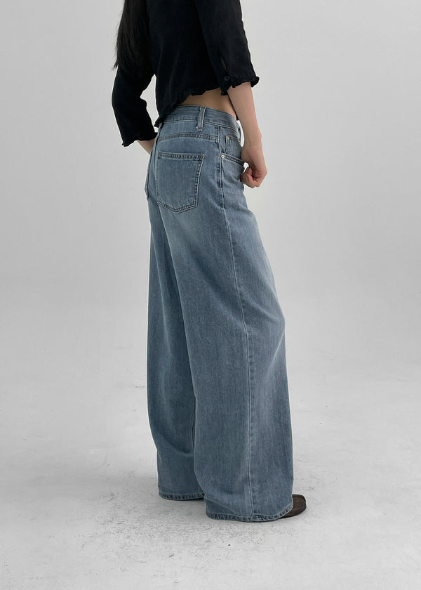 Holbwin Summer Wide Denim Pants