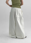 (UNISEX) Cunnel Pintuck Wide Two-Way Pants
