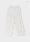 (UNISEX) Cunnel Pintuck Wide Two-Way Pants