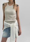 [MADE] Morina Linen Summer Halter Neck Knit