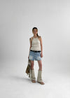 [MADE] Morina Linen Summer Halter Neck Knit