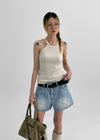 [MADE] Morina Linen Summer Halter Neck Knit