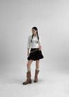Hobita Flare Mini Skirt Pants