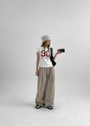(UNISEX) Cunnel Pintuck Wide Two-Way Pants