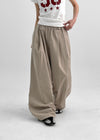 (UNISEX) Cunnel Pintuck Wide Two-Way Pants