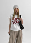 Awong Number Slim Fit Short Sleeve Tee