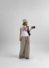 Awong Number Slim Fit Short Sleeve Tee