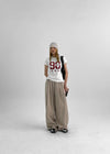 Awong Number Slim Fit Short Sleeve Tee