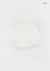 Tokya Tiered Back Banding Mini Skirt Pants