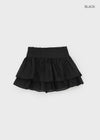 Tokya Tiered Back Banding Mini Skirt Pants