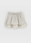 Tokya Tiered Back Banding Mini Skirt Pants