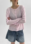 Elzip Summer Round Knit Cardigan