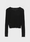 Morots Set – Frill Cardigan & Frill Dot Sleeveless Top