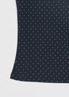 [MADE] Chori Henry Neck Dot Sleeveless (Built-in Cap)