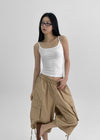 Waddu Basic Slim Sleeveless Top