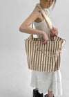 Birdhole Stripe Shoulder Bag