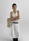 Birdhole Stripe Shoulder Bag