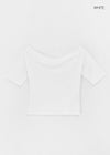 [MADE] Neddy V-Neck Off-Shoulder Short Sleeve Tee
