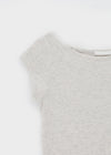 Chensha Boat Neck Raglan Short Sleeve Tee