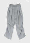 (UNISEX) Jubel Track Pintuck Nylon String Pants