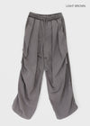 (UNISEX) Jubel Track Pintuck Nylon String Pants