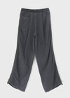 (UNISEX) Jubel Track Pintuck Nylon String Pants