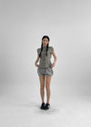 Delphinin Pumpkin Short Pants
