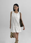Pinterby Nylon Balloon Sleeveless Dress