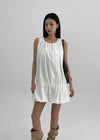 Pinterby Nylon Balloon Sleeveless Dress