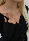 (SILVER 925) Frumpo Silver Beads Necklace