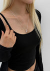 Acom Glass Heart Necklace