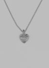 Acom Glass Heart Necklace
