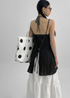 Pollang Back Open Layered Sleeveless Mini Dress