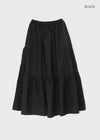 Haiso Banding Flare Long Skirt